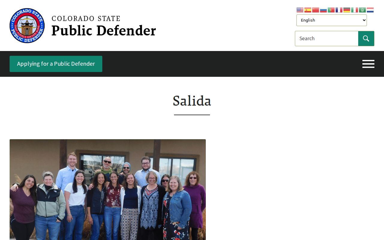 Chaffee County arrest records Salida public defender office