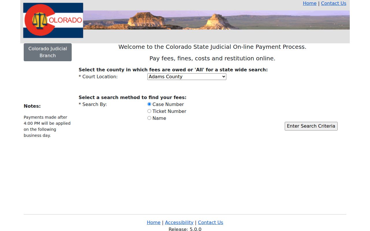Chaffee County court dockets Colorado online court payment lookup